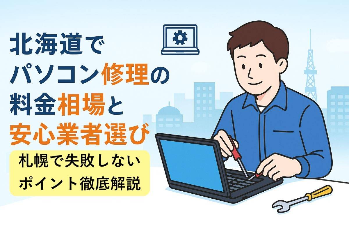 北海道でパソコン修理の料金相場と安心業者選び札幌で失敗しないポイント徹底解説