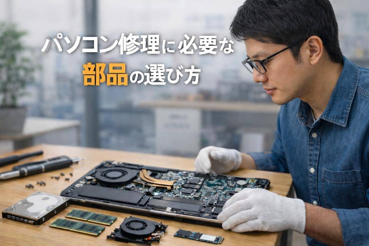 パソコン修理に必要な部品の選び方と交換手順完全ガイド｜主要パーツの故障サインを徹底比較