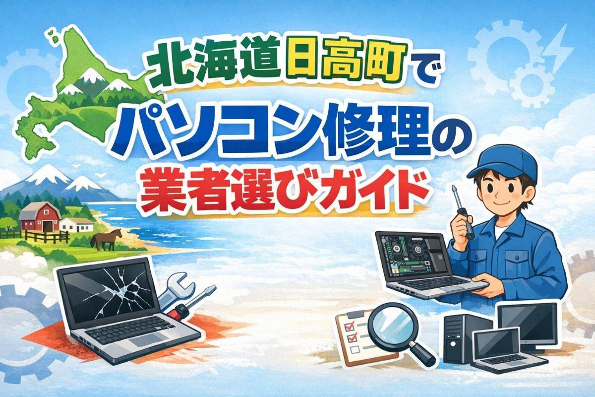 北海道日高町でパソコン修理の業者選びガイド