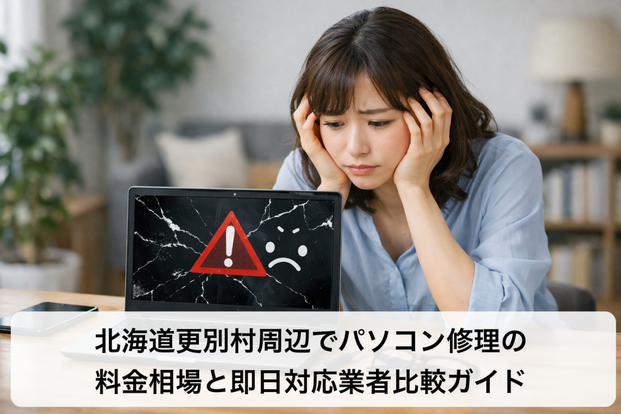 北海道更別村周辺でパソコン修理の料金相場と即日対応業者比較ガイド